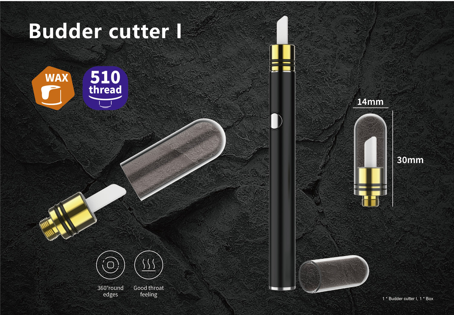 Longmada Introducing the Original 510 Thread Ceramic Hot Knife Heating Element for WAX