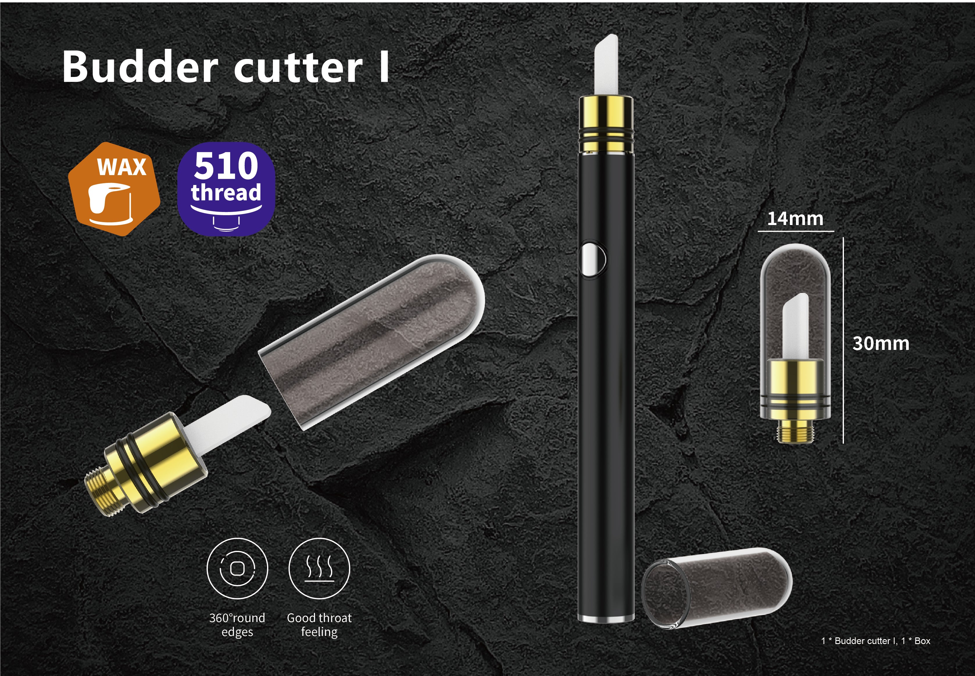 Longmada Introducing the Original 510 Thread Ceramic Hot Knife Heating Element for WAX