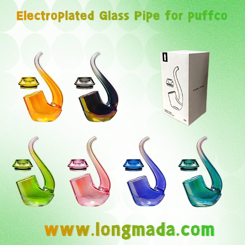 Electroplated Glass Pipe Replacement for Puffco Proxy