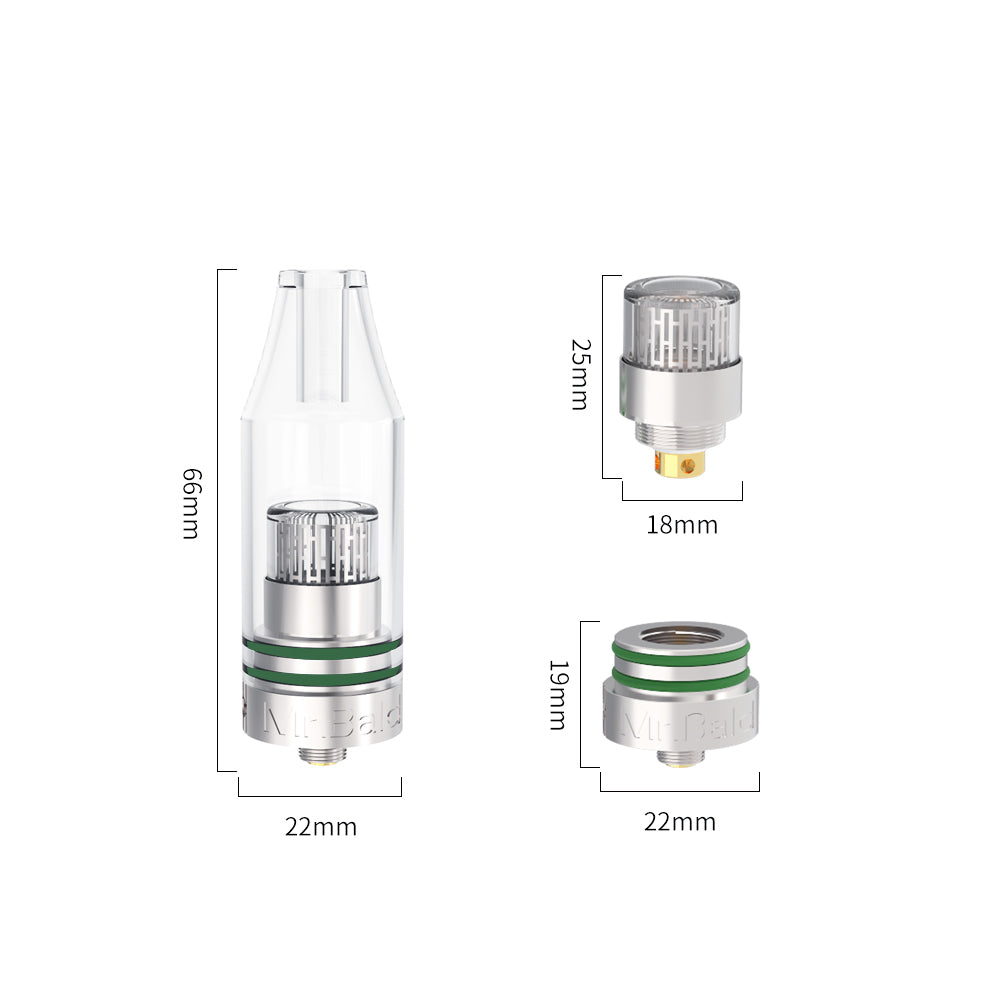 Longmada Crystal 360 Degree heating wickless quartz vapoizer with water filter