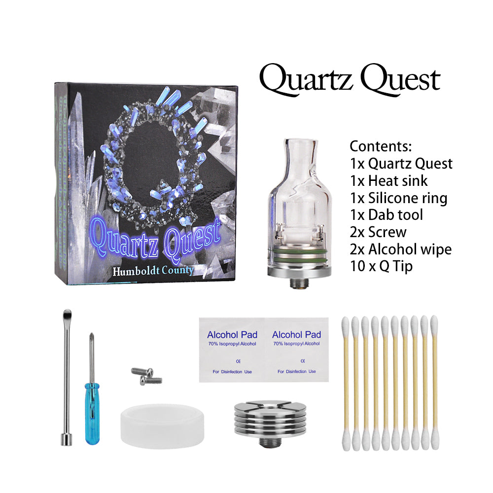 Longmada Quartz-Quest Tempeture control RDA Quartz boiler concentrate atomizer   (Non-OEM)