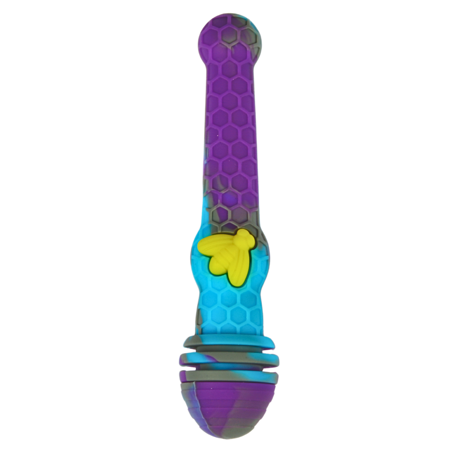 Bee Silicone Smoking Pipe with Titanium Nail for herbs– Durable, Heat-Resistant Hand Pipe