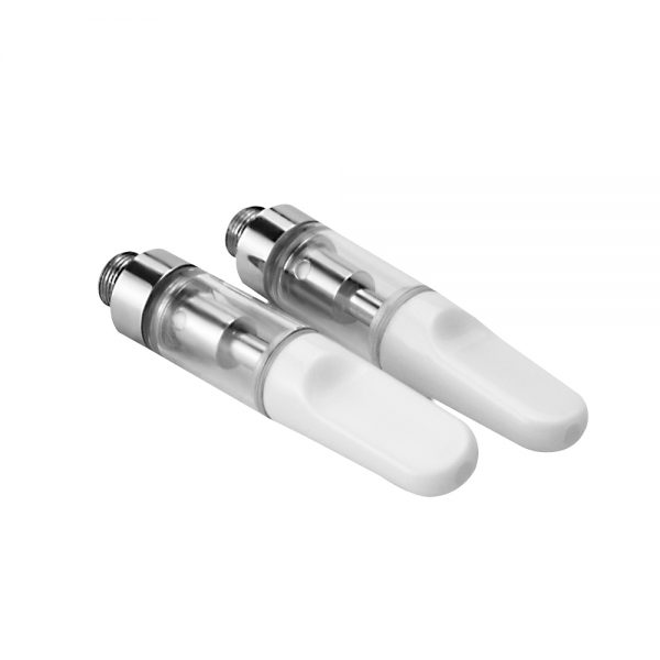 Ceramic coil CBD vape pen cartridge
