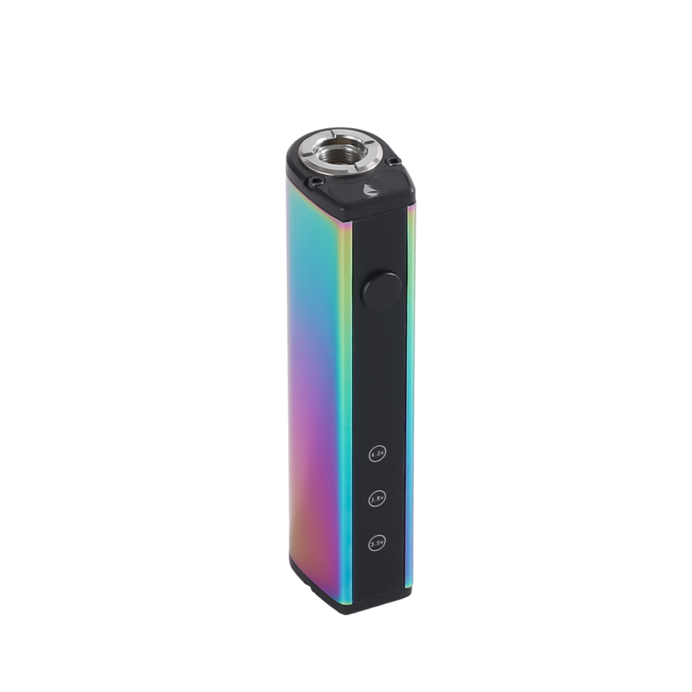 Stylish rainbow vape battery 650mAh for wax and CBD cartridges