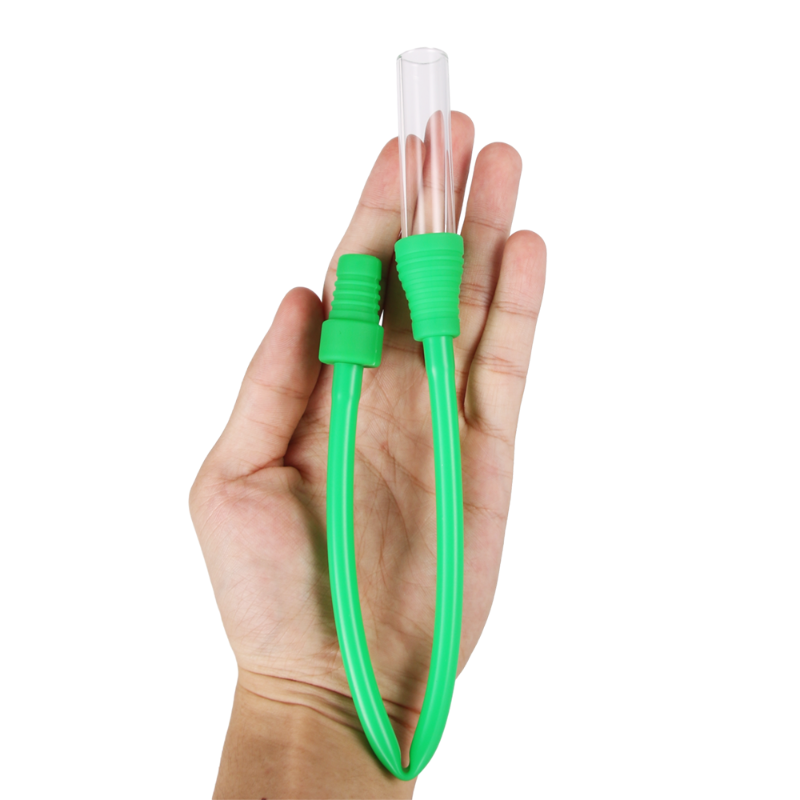 Lookah Seahorse Pro accessory kit with silicone hose and glass mouthpiece