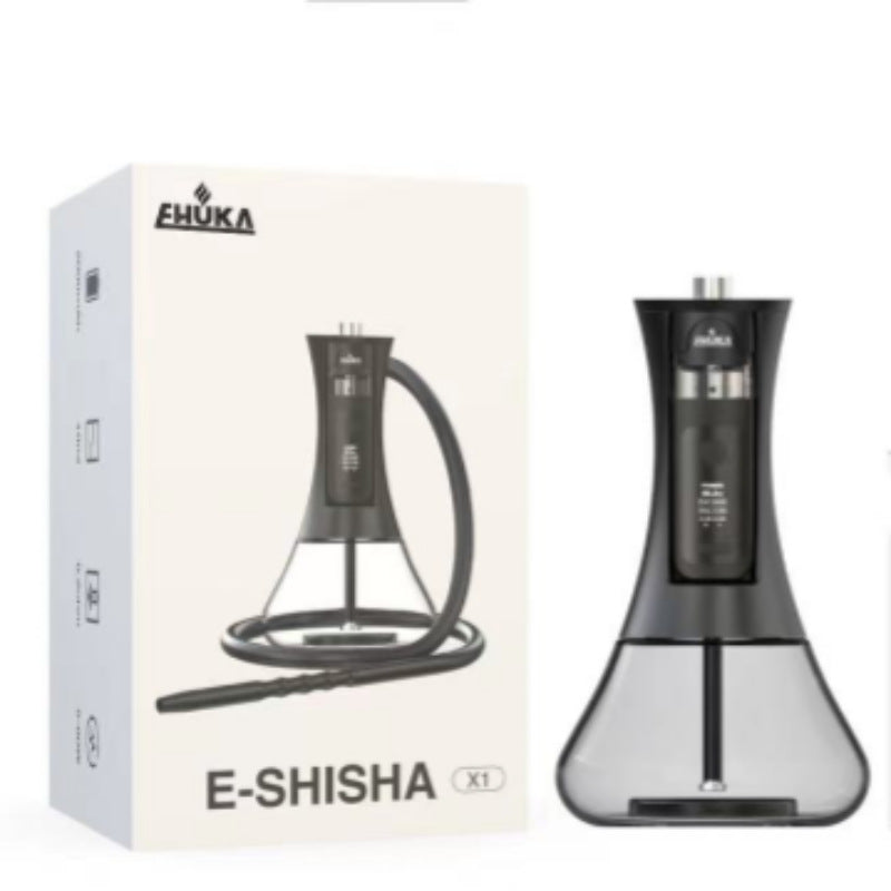 E-Hookah Shisha Kit – Luxury Multi-function LED Screen Rechargeable, No Charcoal Required, Portable Vape | 1 Kit
