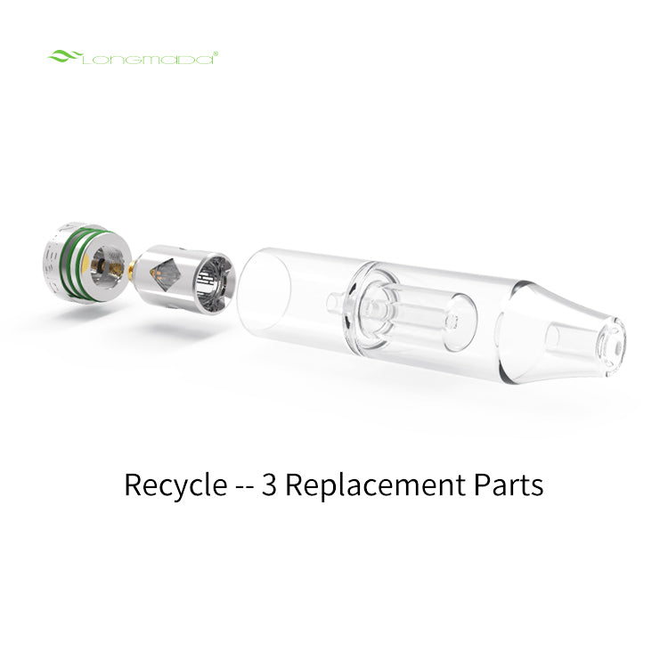Wickless quartz vape tank