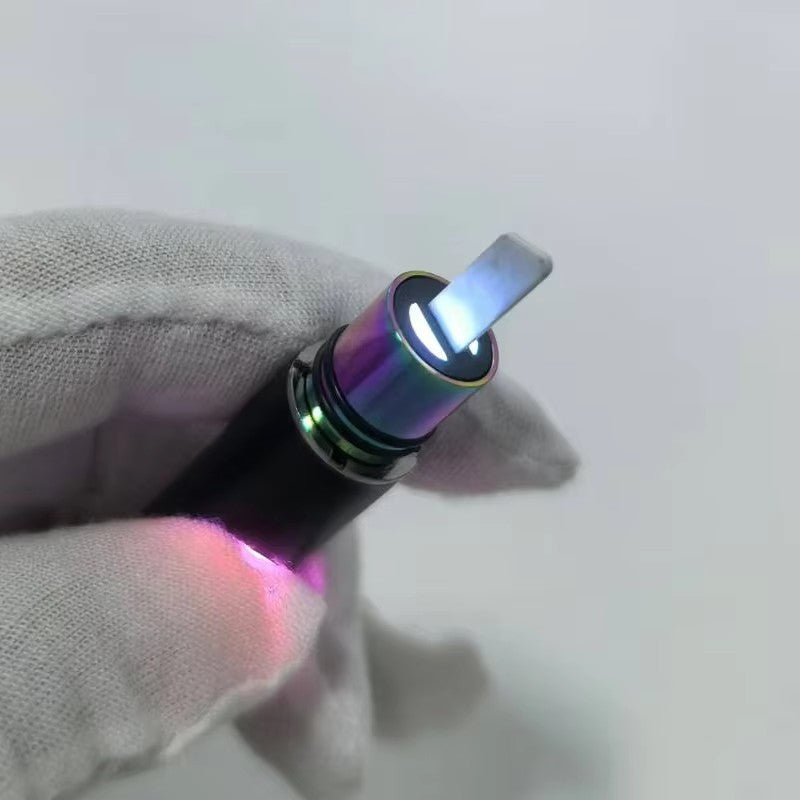 LED light wax cutting tool for dab pens