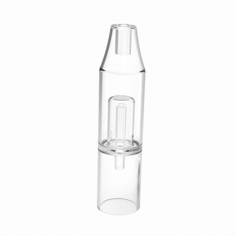vape habdyhülle Crystal 2 water bubbler- 360° Heating Wickless Quartz Vaporizer Glass