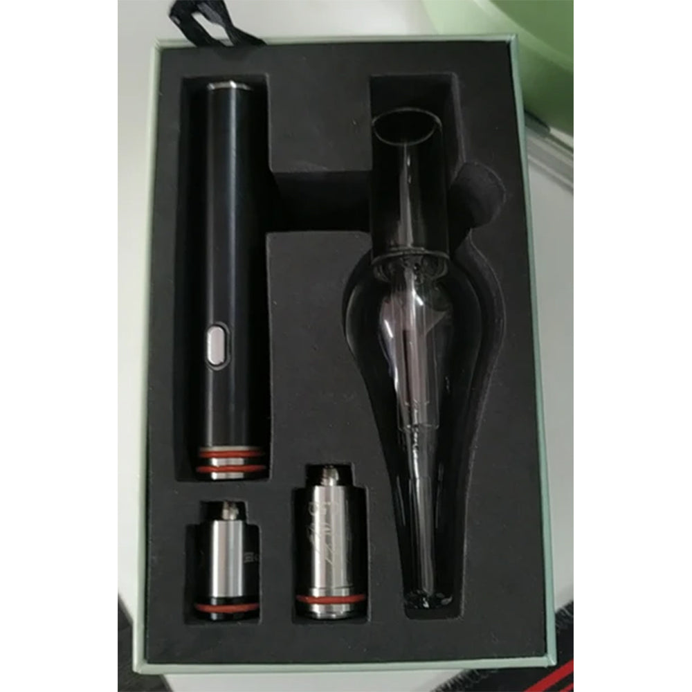 Portable vaporizer with ceramic heating and vibration feedback