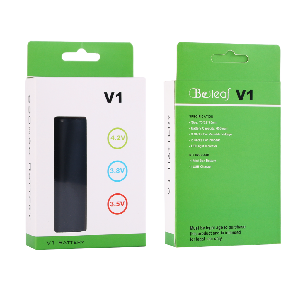 Compact 650mAh Longmada vape battery for CBD and wax