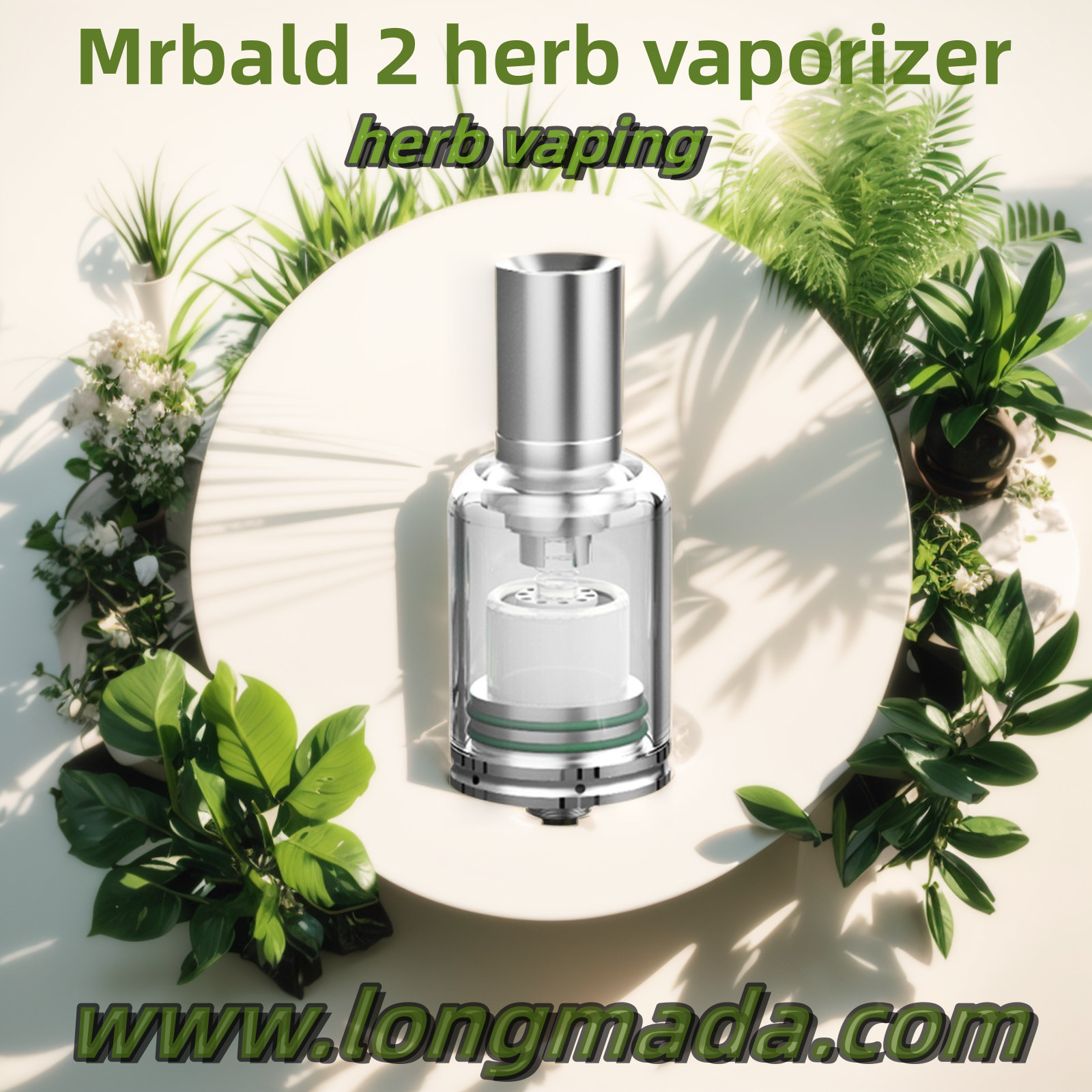 The Longmada Mr Bald 2 Herb Vaporizer: A Sleek and Compact Vaping Device