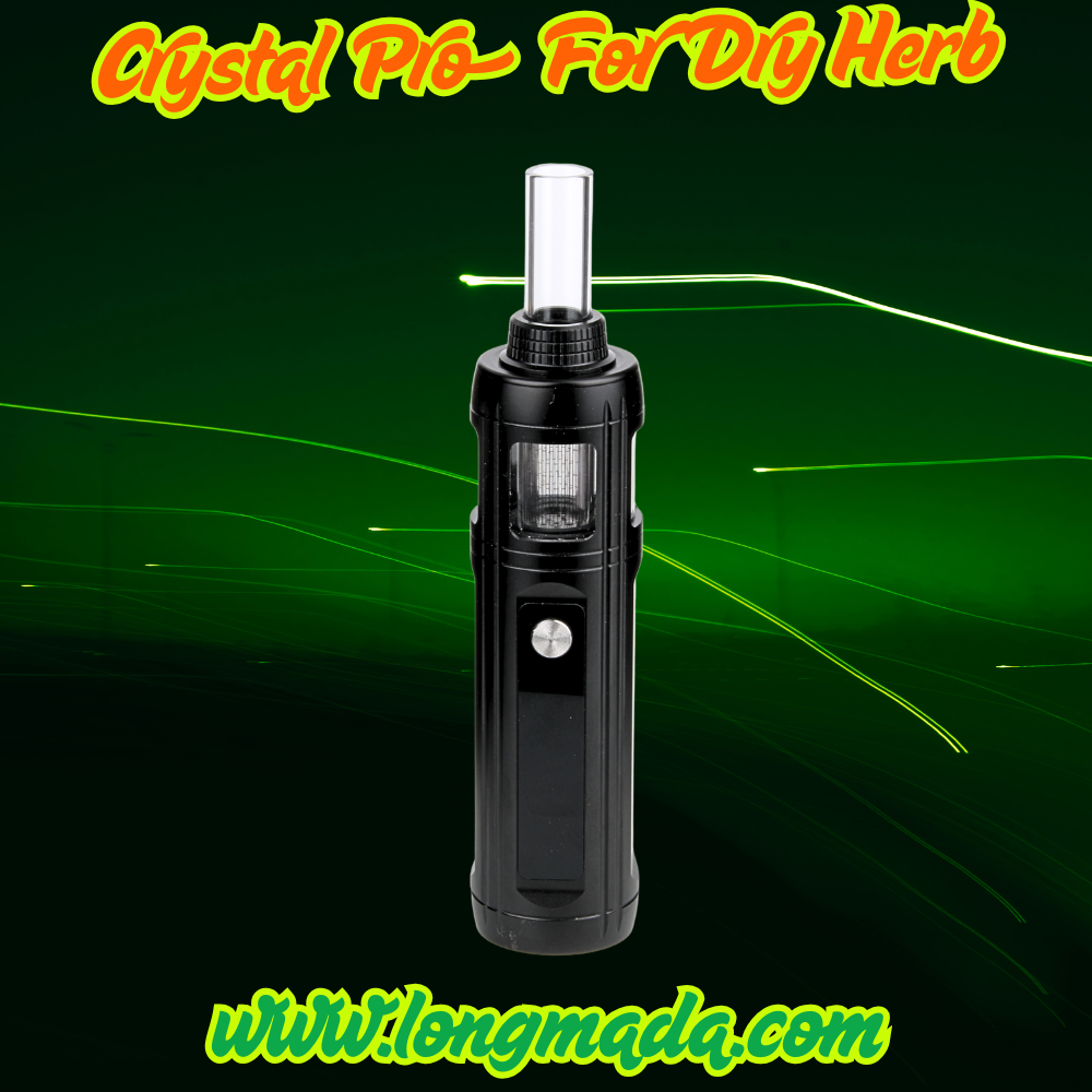 Longmada Crystal Pro Vape Pen Redefining Herbal Vaporization with Full Quartz Glass Heating Technology