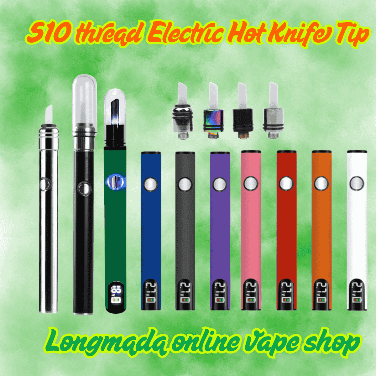 LED Ceramic Hot Knife 510 Tip Guide: Clean Concentrate Loading & Zero-Waste Precision