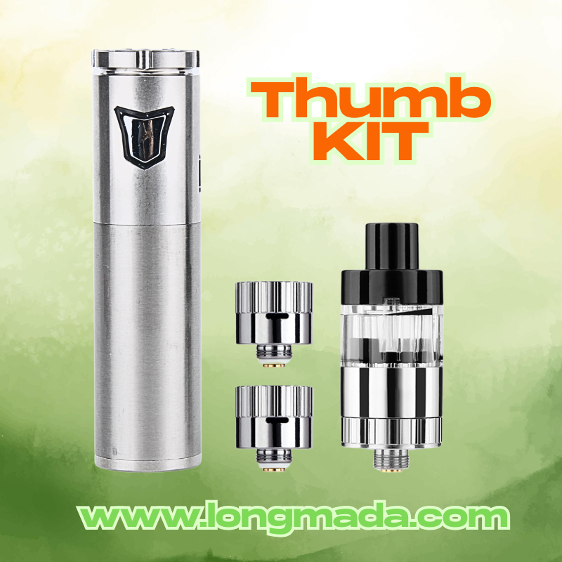 Thumb Kit Vape System – Ceramic Coil Performance with Adjustable Airflow