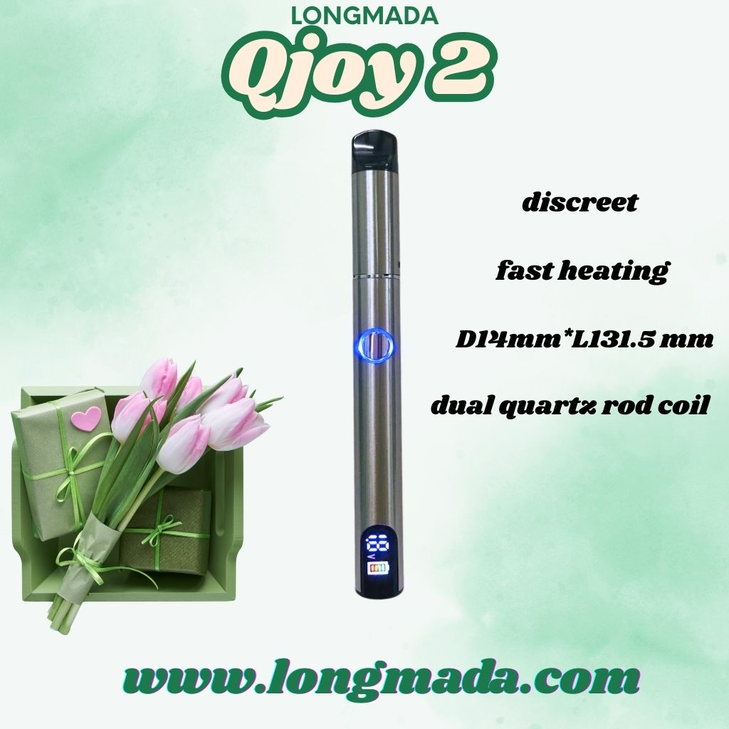 Introducing the Longmada Qjoy2 14mm Discreet Wax Atomizer