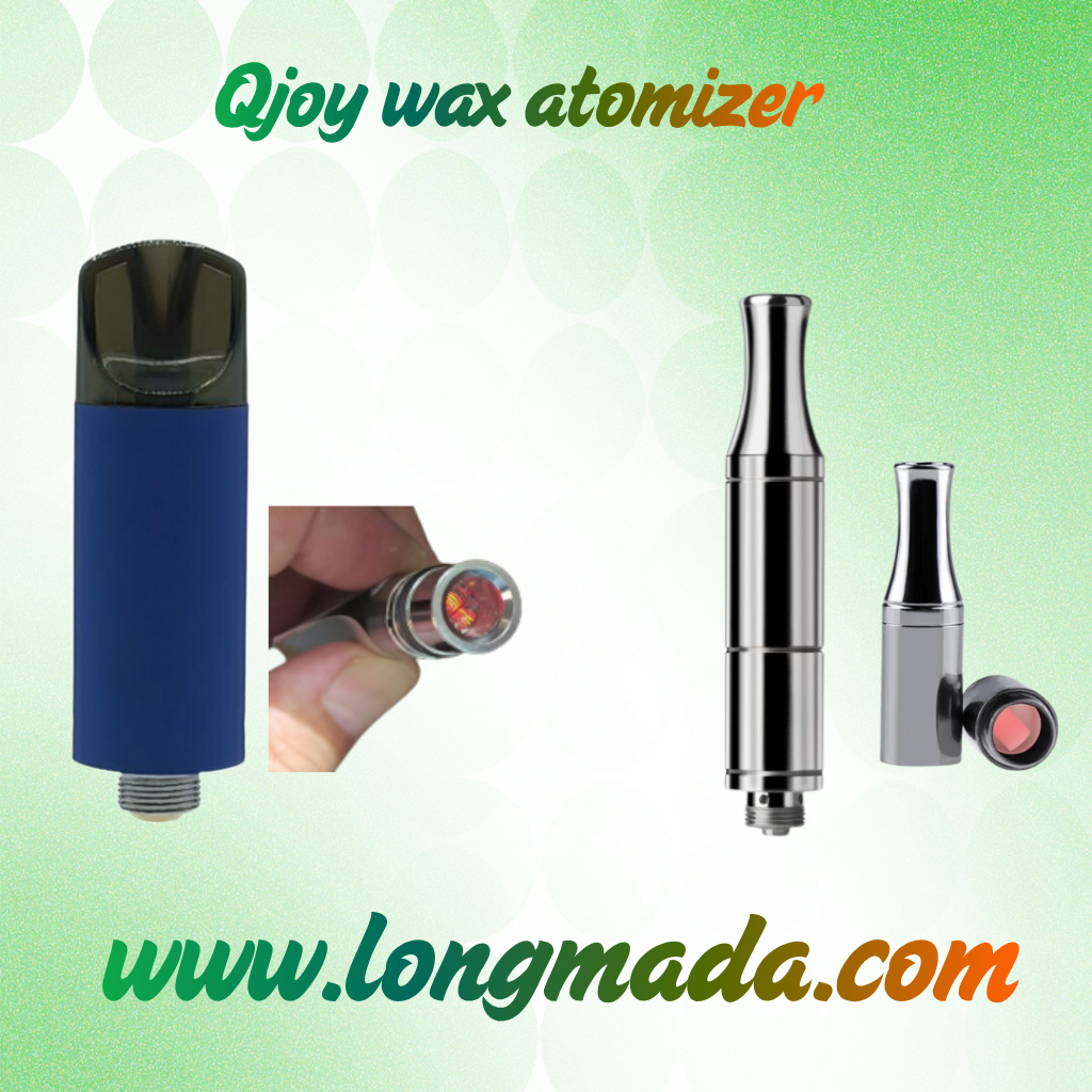 Qjoy 1 wax atomizer, Qjoy 2 stealth wax tank
