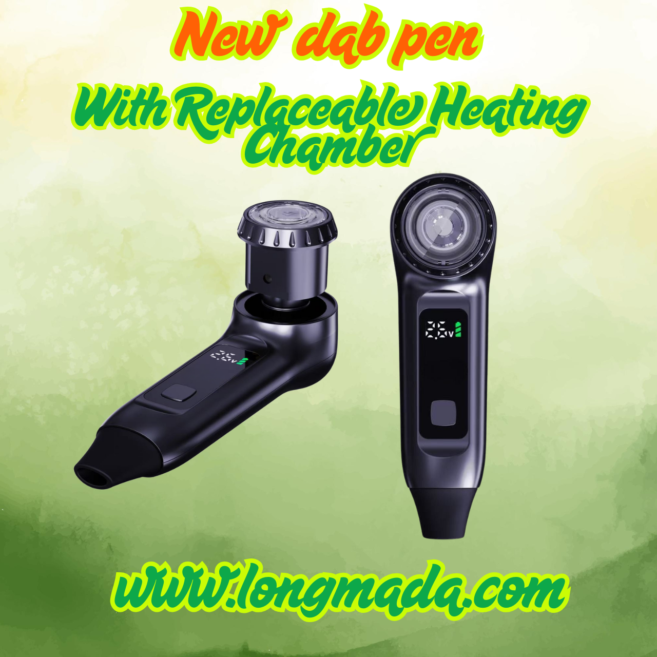 Introducing Our New Refillable Dab Pen with Replaceable Heating Chamber!