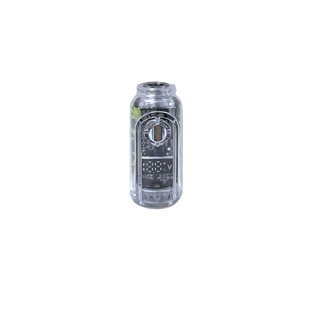 Mini Digital 510 Thread CBD Battery with Screen – 500mAh Rechargeable Vape Battery | Adjustable Voltage & Type-C Charging | Fits 1ML/2ML Cartridges(1pc)