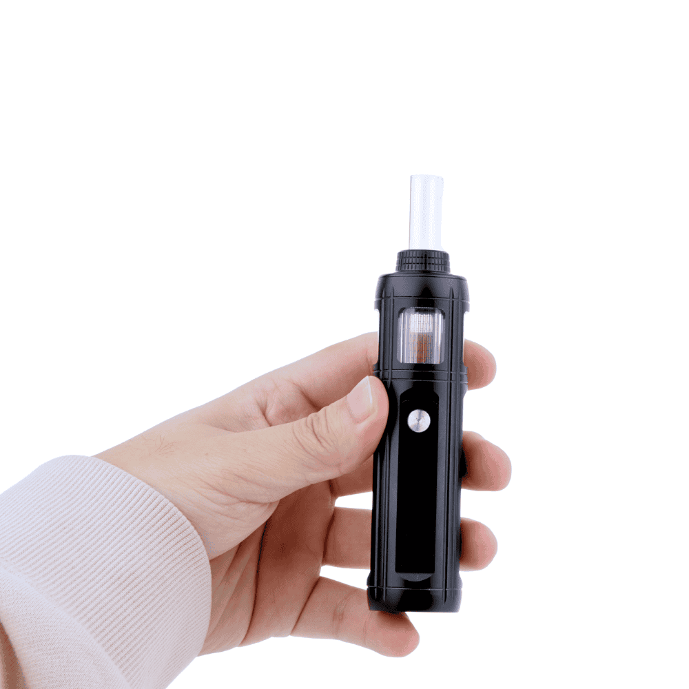 Longmada Crystal Pro Full Quartz Glass Dry Herb Vaporizer （1Kit）