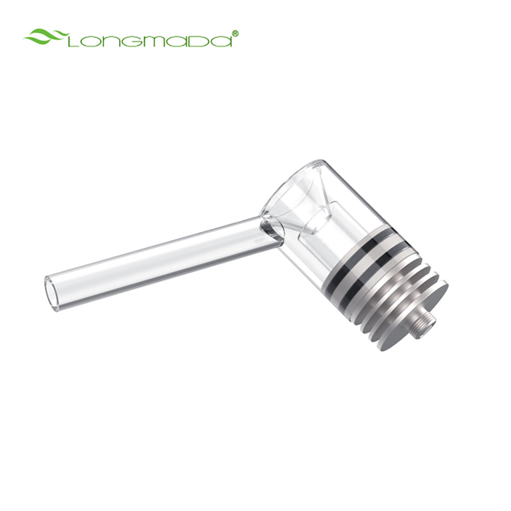 Longmada Motar 1 and Motar 2Glass Mouthpiece With Vaporizor For Wax and Herb
