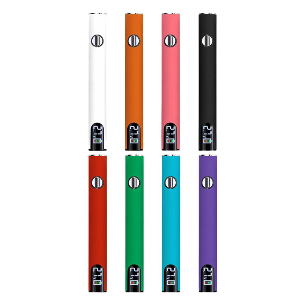 Longmada 14mm 510 thread LED digital display cbd battery variable voltage 650mAh(1PC)