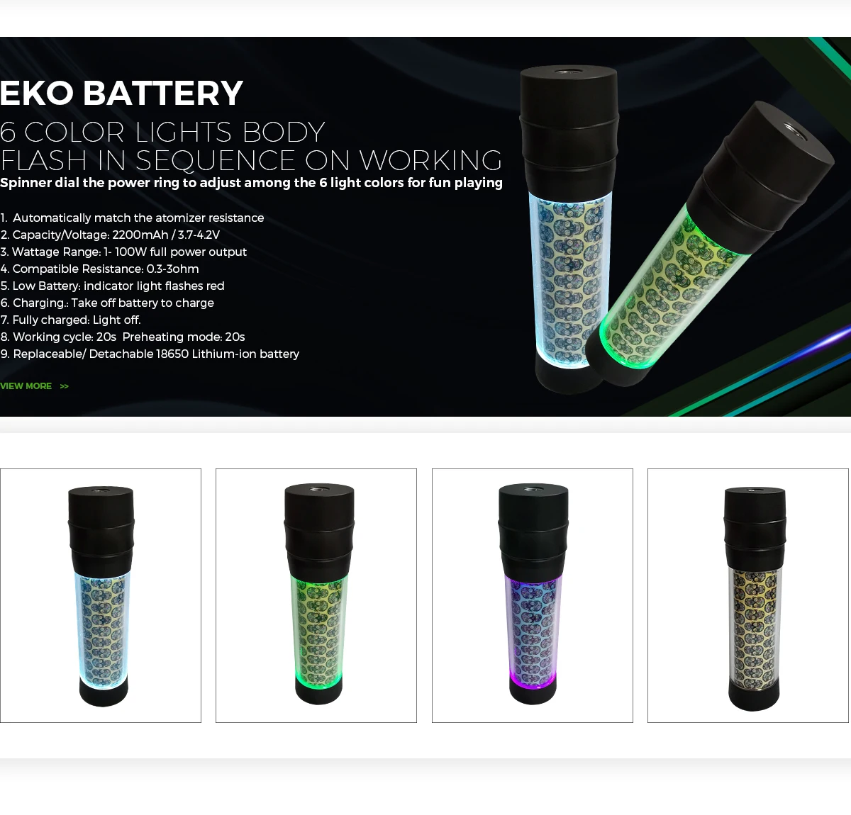 Longmada Original EKO 100W Battery (1pc)