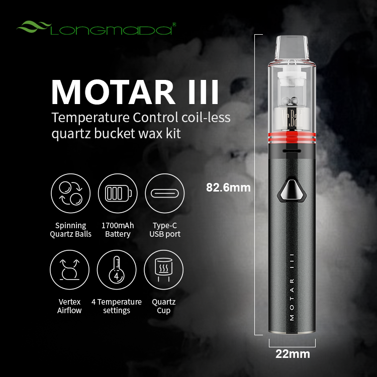 Motar 3 Why Choose the Longmada Motar 3 Wax Vape Pen?