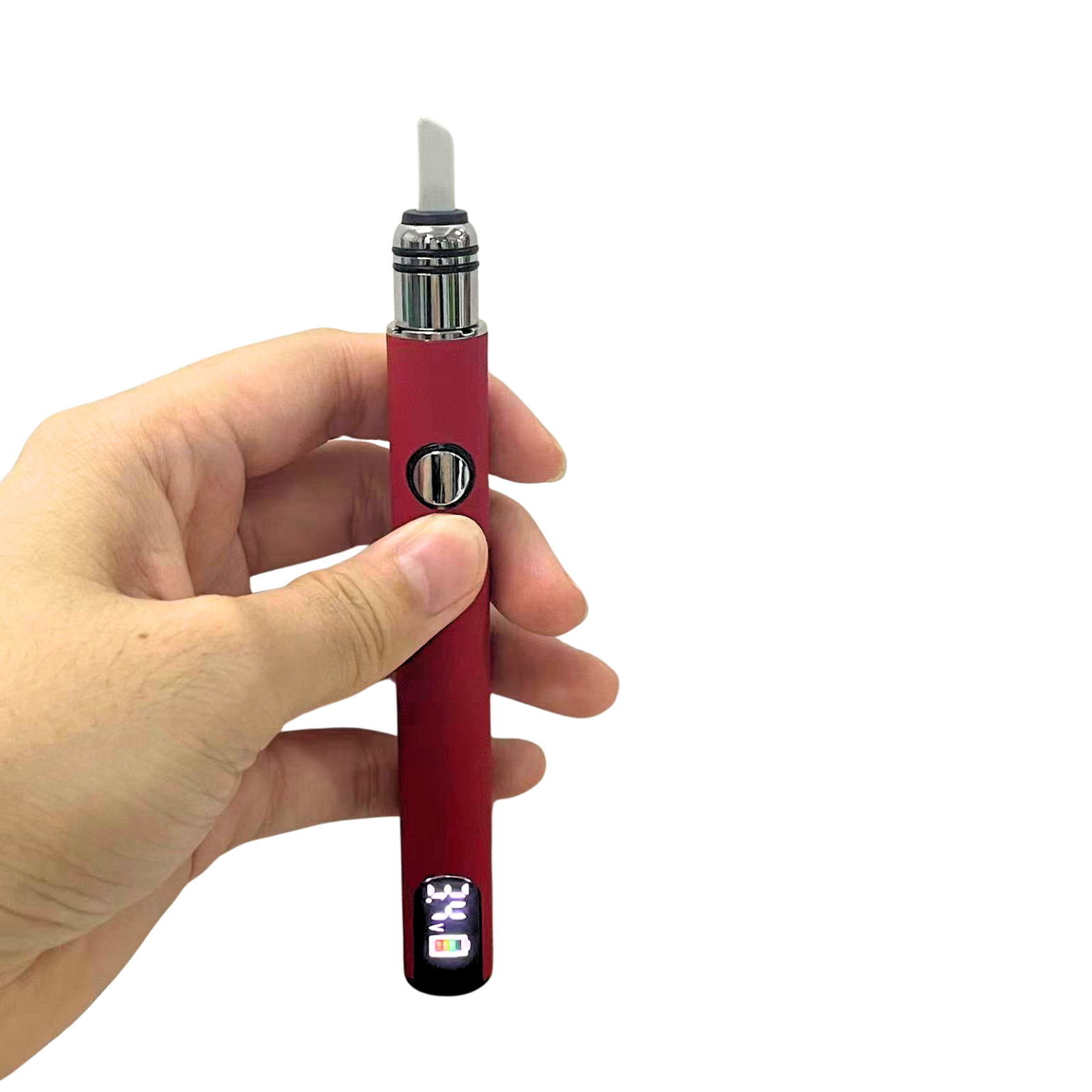 Longmada Hot Knife Kit | Ceramic Tip Wax Cutter with Digital Display & Adjustable Voltage (2.7V/3.4V/4.2V) | 510 Thread 400mAh Battery