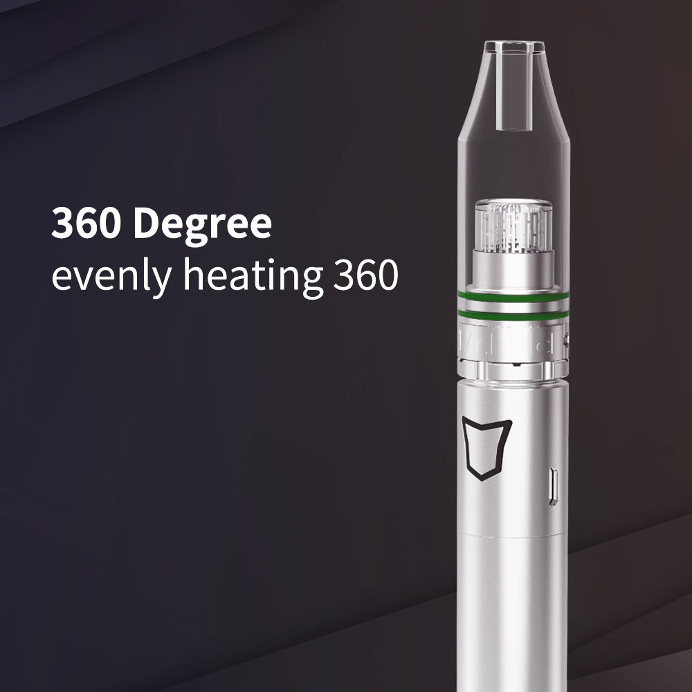 Longmada Crystal 360 Degree heating wickless quartz vapoizer with water filter