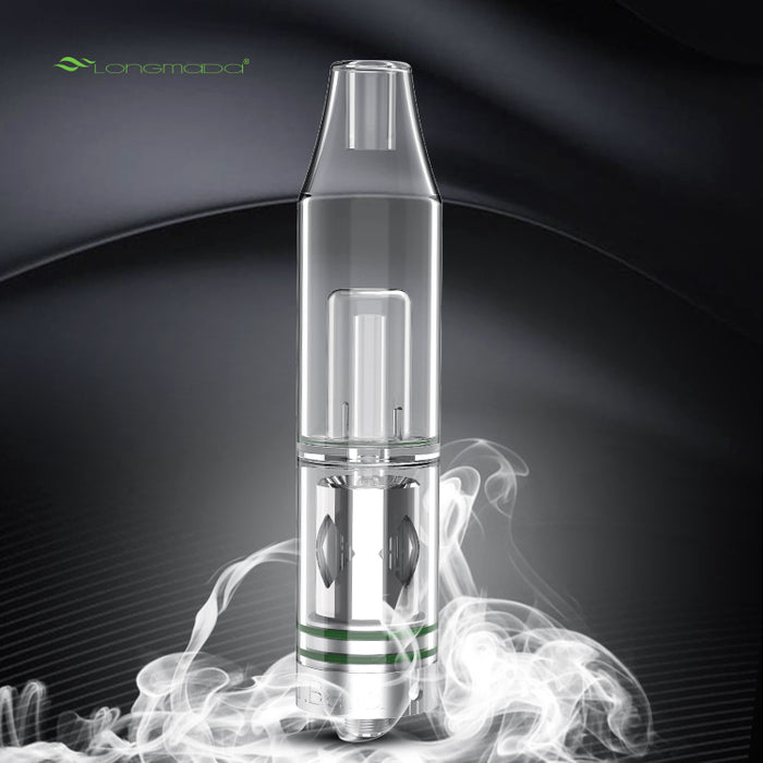 Crystal 2 Vaporizer – Quartz Atomizer with Water Bubbler for 510 Vape ...