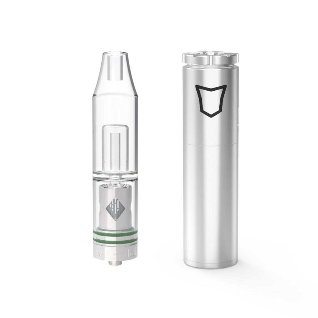 Crystal 2 - 360 Degree Heating Wickless Quartz Wax And Dry Herbs Vaporizer| 1 Vape Kit