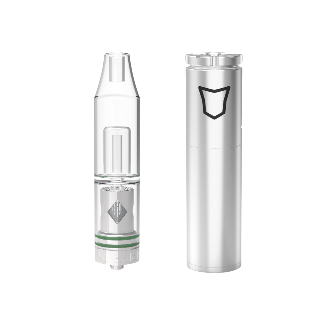 Crystal 2 - 360 Degree Heating Wickless Quartz Wax And Dry Herbs Vaporizer| 1 Vape Kit