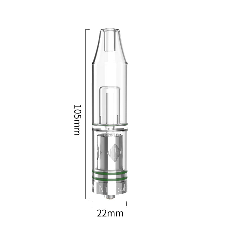 Crystal 2 - 360 Degree Heating Wickless Quartz Wax And Dry Herbs Vaporizer| 1 Vape Kit