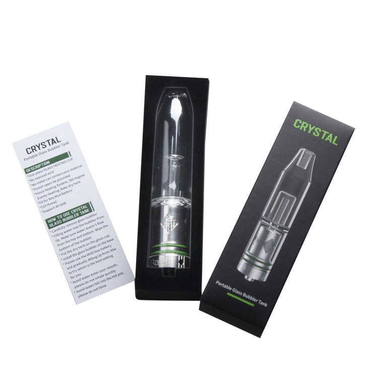 Longmada Crystal 2 360 Degree heating wickless quartz vapoizer with water bubbler