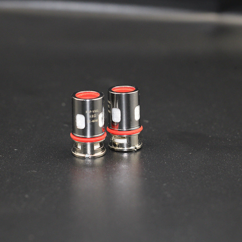 Close-up of Longmada VM1 replacement coil for wax and oils