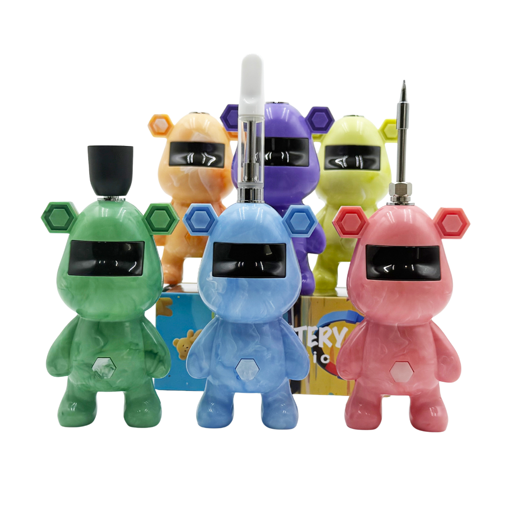 Bear 510 Thread Battery 550mAh Dual Draw Adjustable Voltage Vape Bear 510 Thread Battery 550mAh Dual Draw Adjustable Voltage Vape