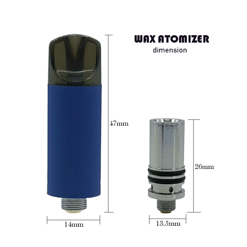 Dual quartz rod coil vape atomizer for quick heating