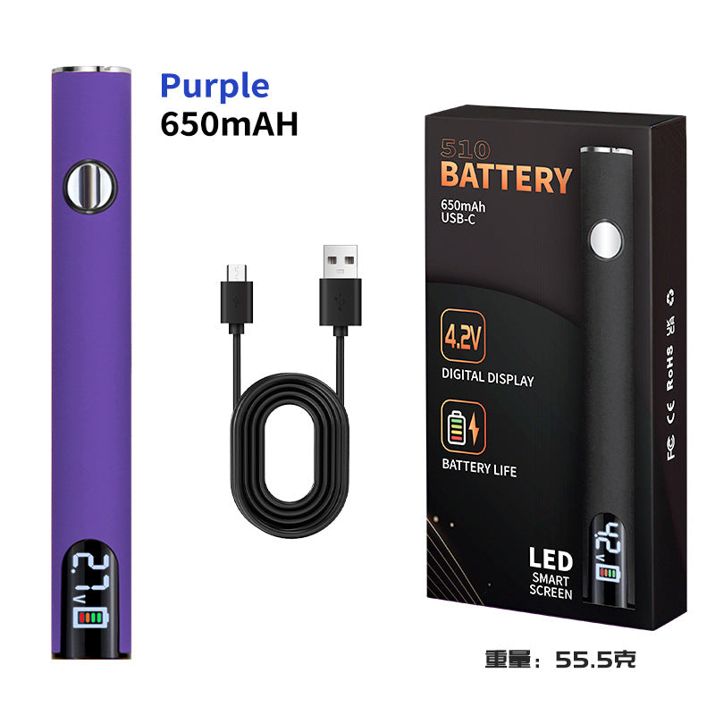 Compact oil battery 650mAh with preheat mode